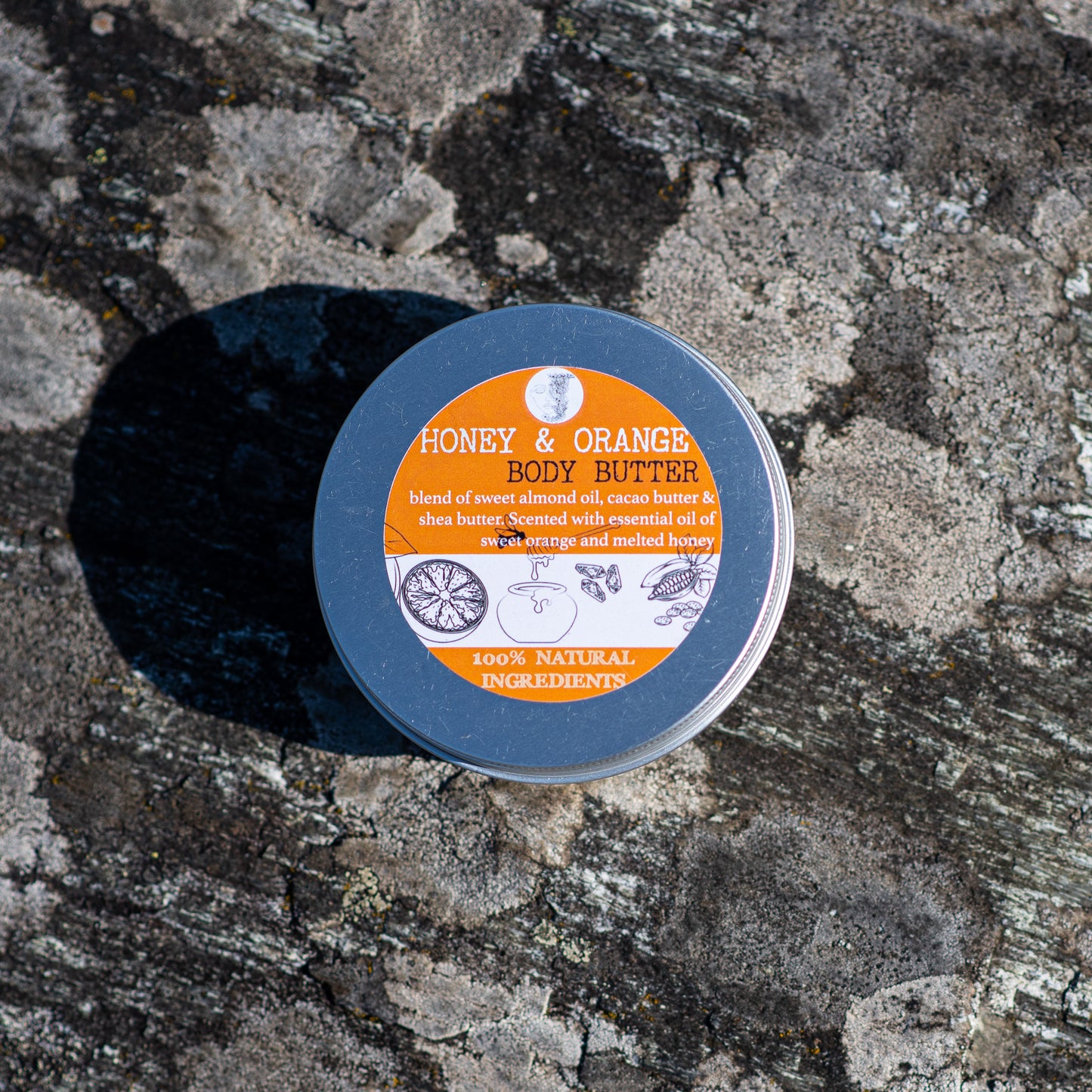 Honing en sinaasappel bodybutter
