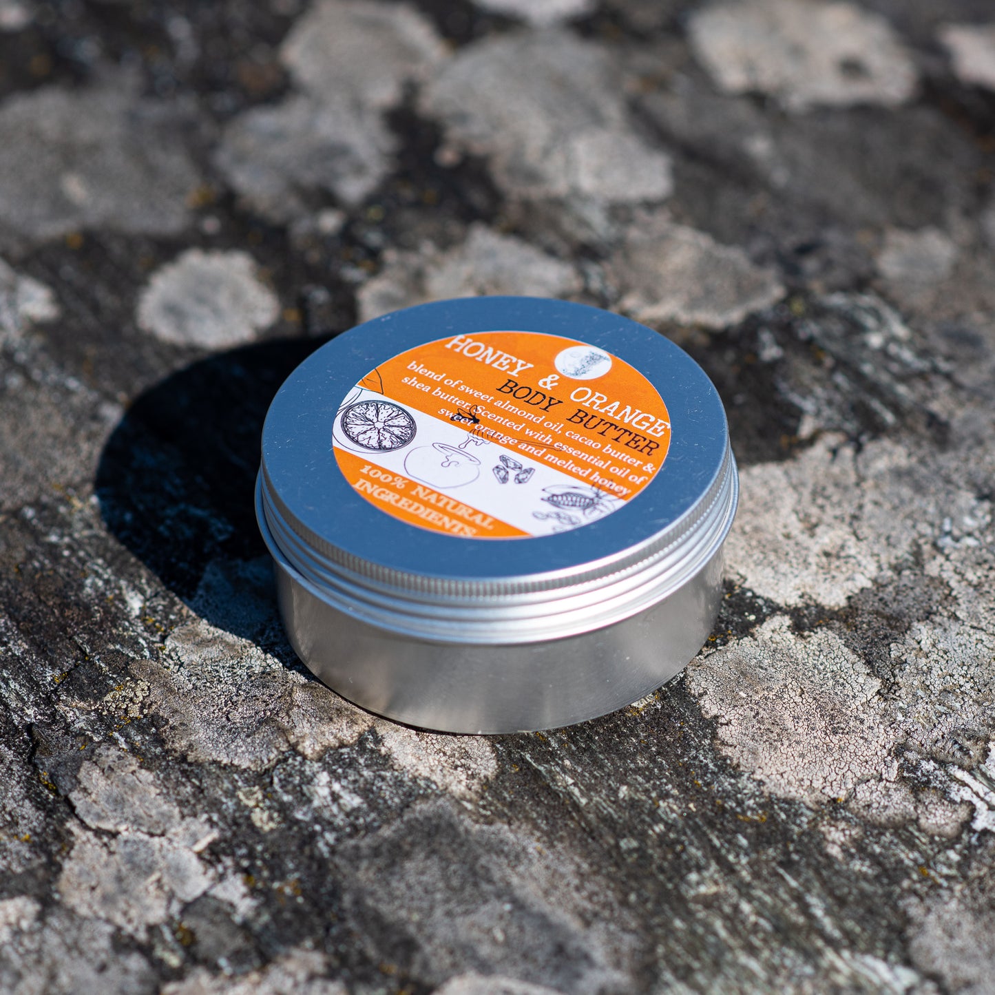 Honing en sinaasappel bodybutter