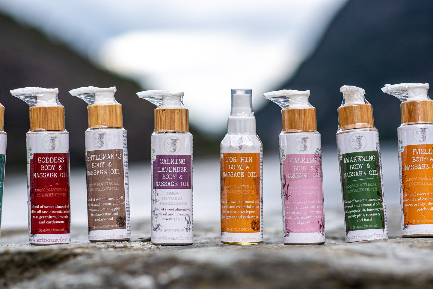 Gudinne Kropp & Massasjeolje 100% Naturleg