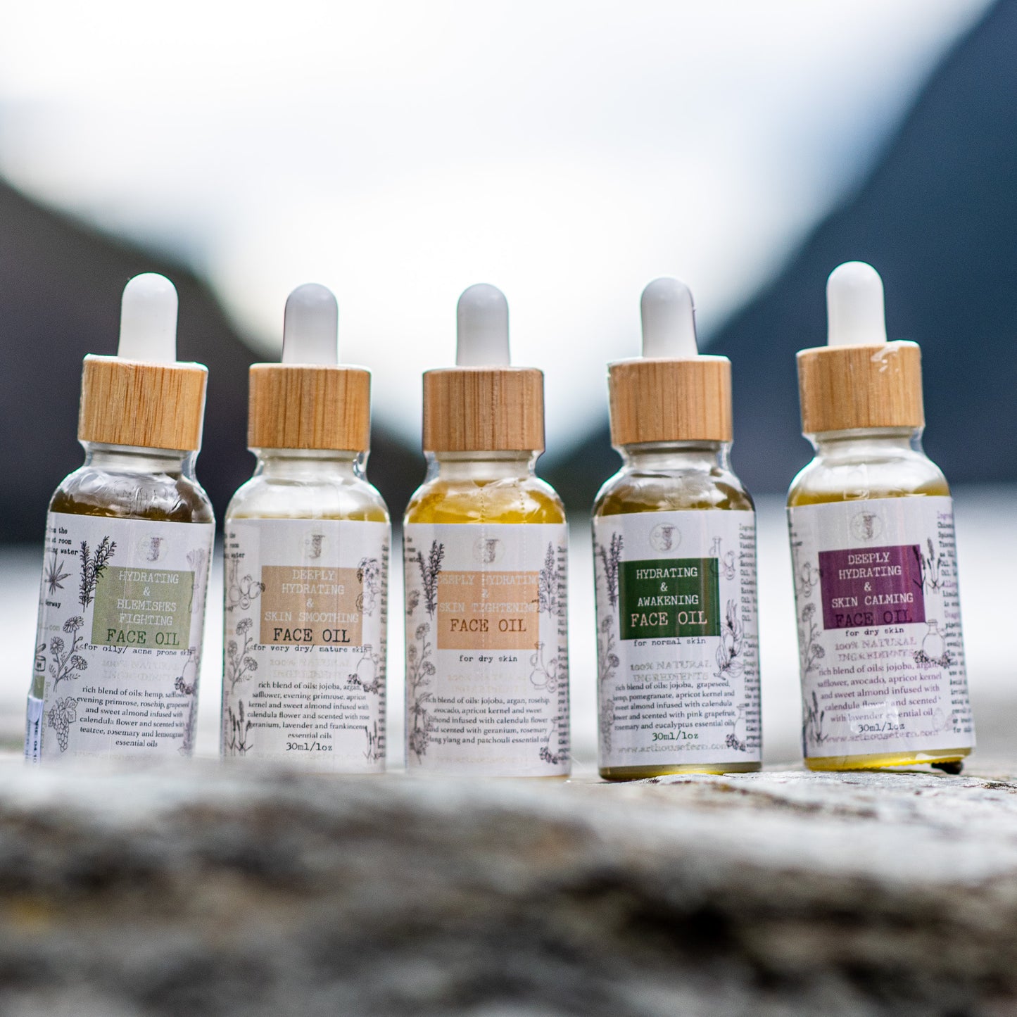 Deeply hydrating and skin calming face oil 100% Natural