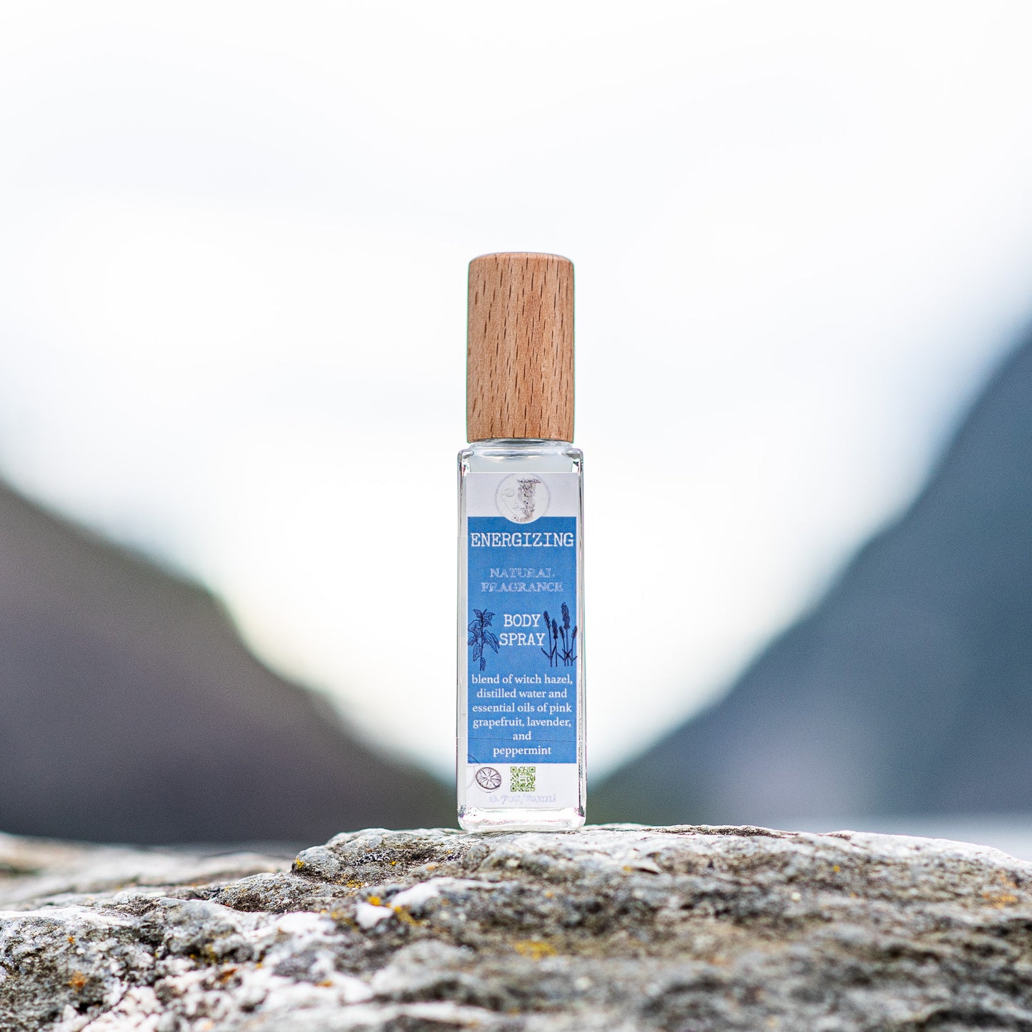 Energising body spray