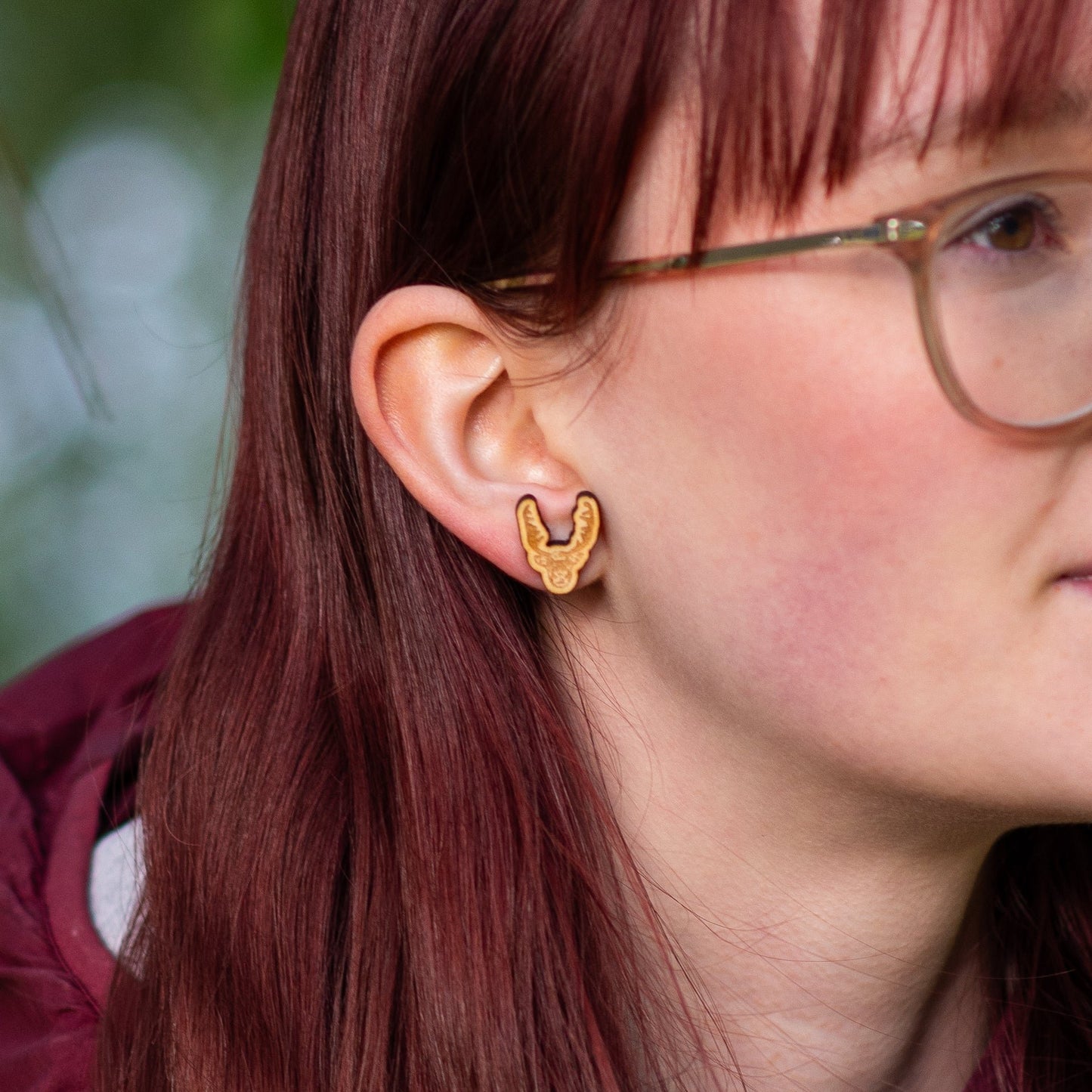 Reindeer Wooden Studs