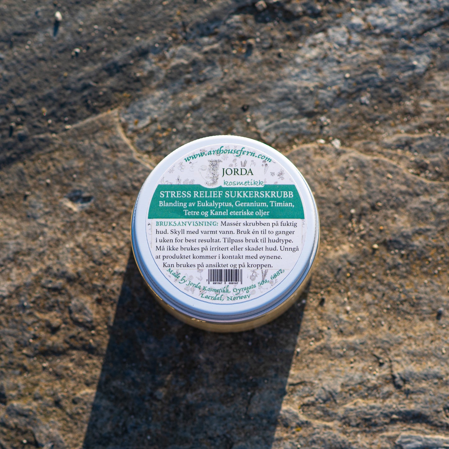Stressverlichtende suikerscrub