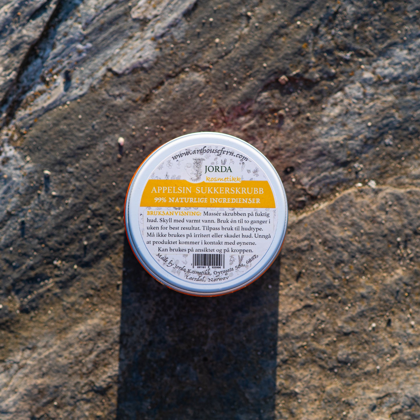 Exfoliante de azúcar y naranja dulce