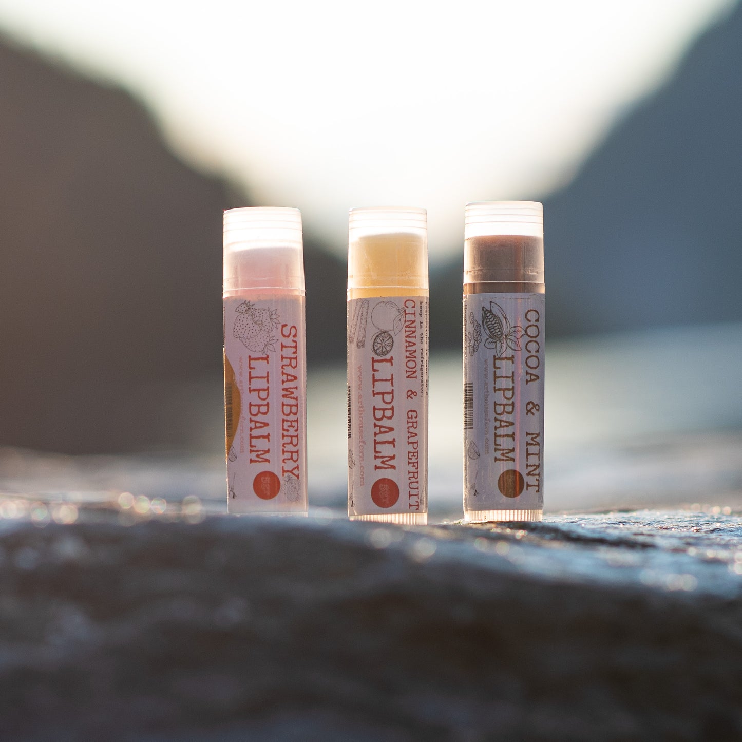 Cocoa & Peppermint Lipbalm 100% Natural