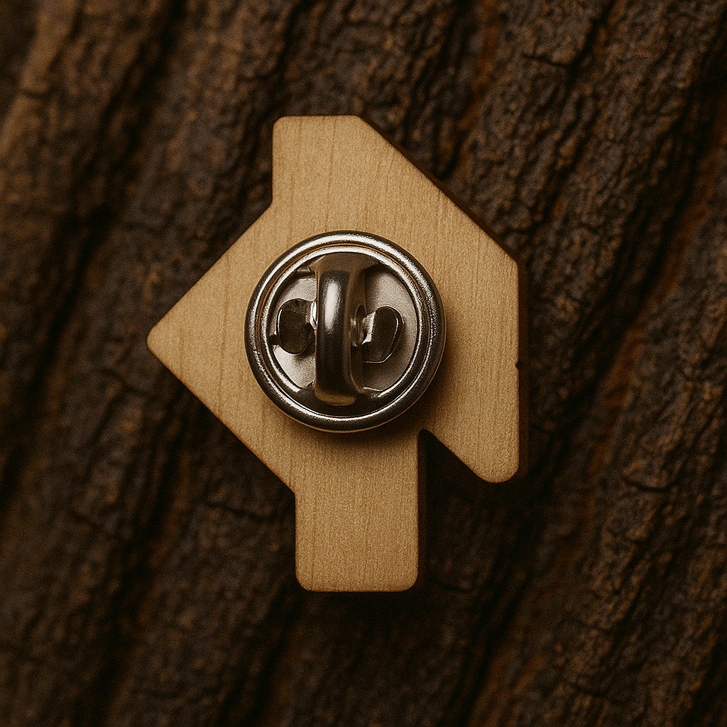 Grace rune 23x17mm pin