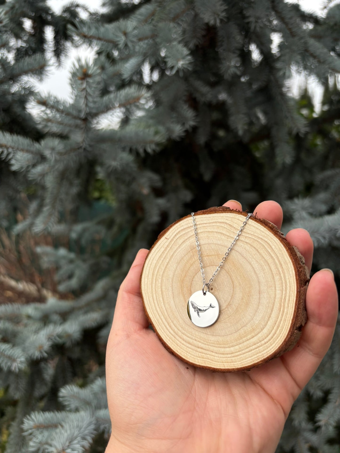 Walvis ketting - roestvrij staal goud