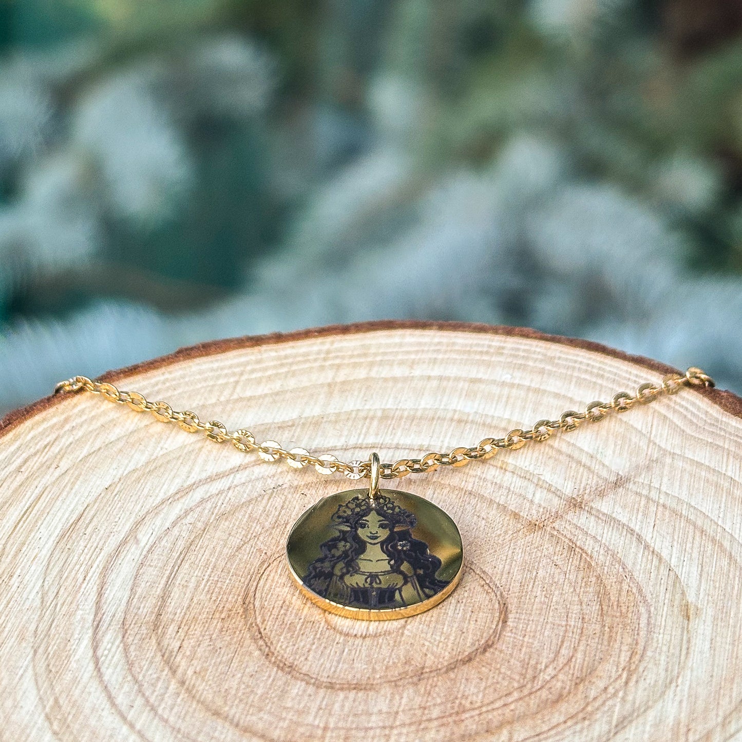 Huldra ketting - roestvrij staal