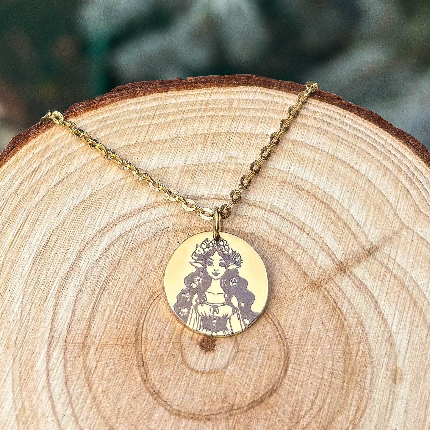 Huldra ketting - roestvrij staal