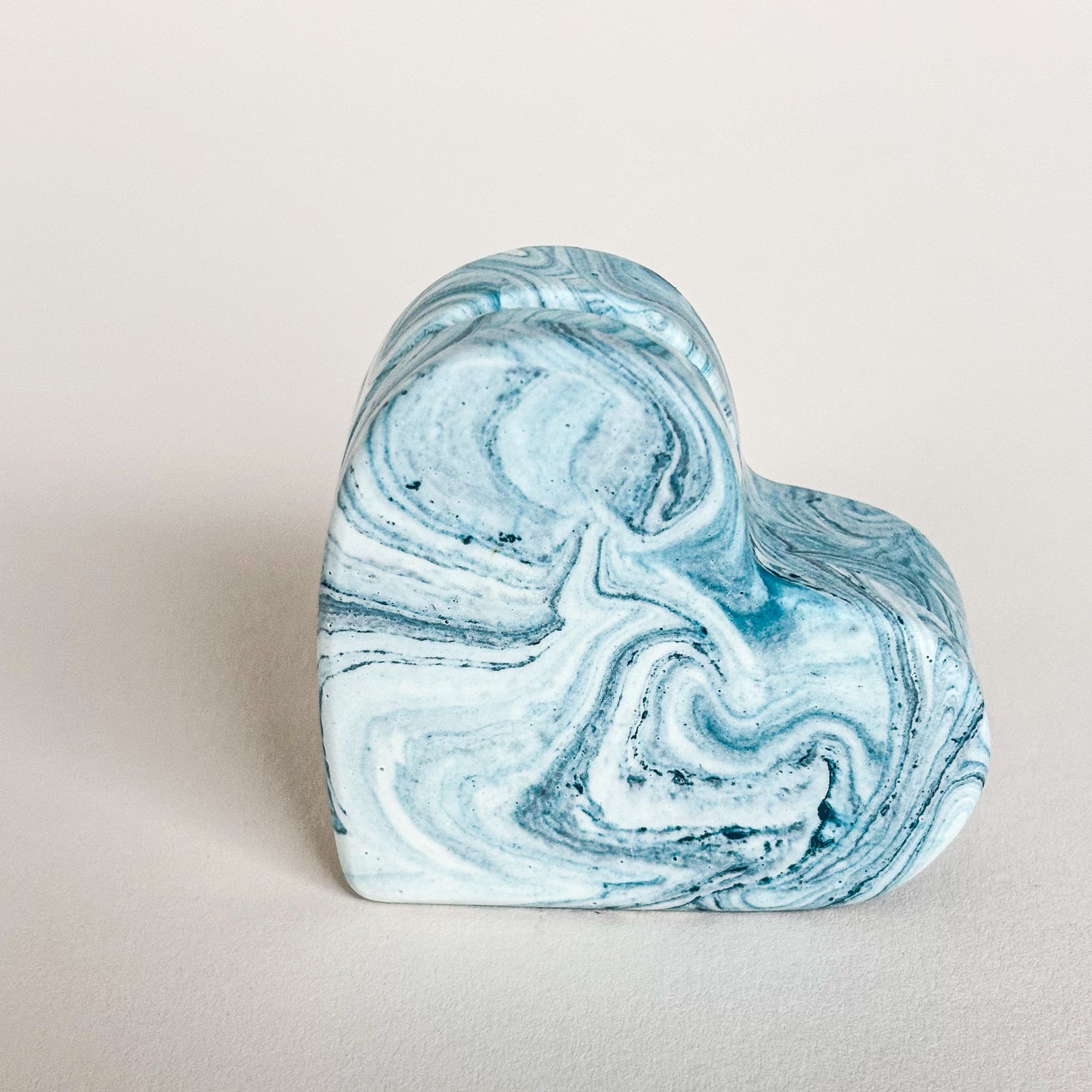 Instax photo stand- Teal blue marble