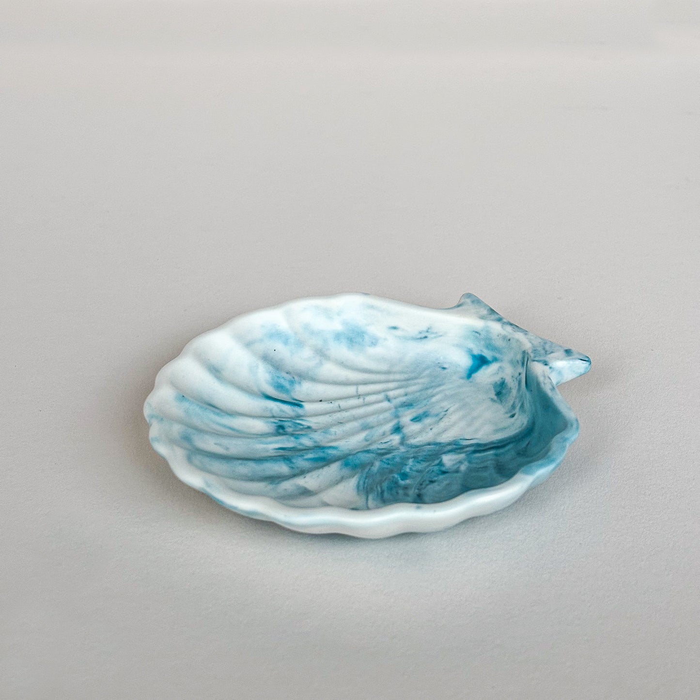 Schelp sieraad voor sieraden - Blauwgroen marmer