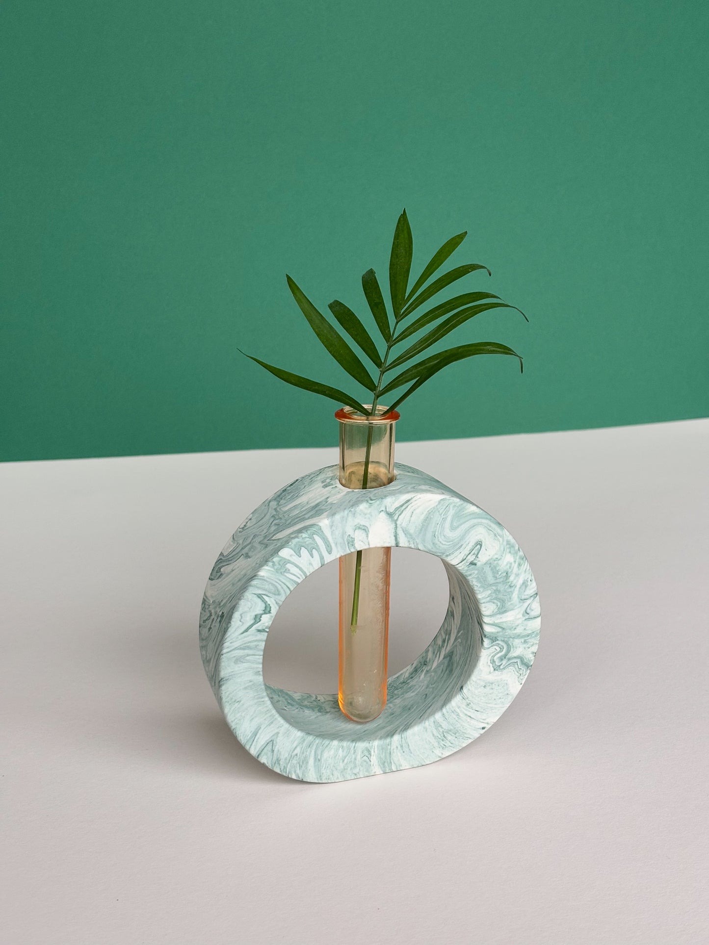 Propagator vaas - Saliegroen marmer