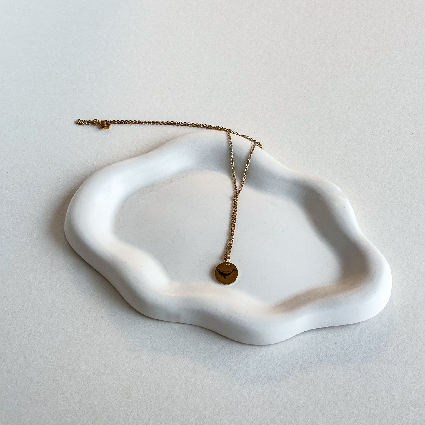 Cloud Tray voor sieraden - Natuursteen wit