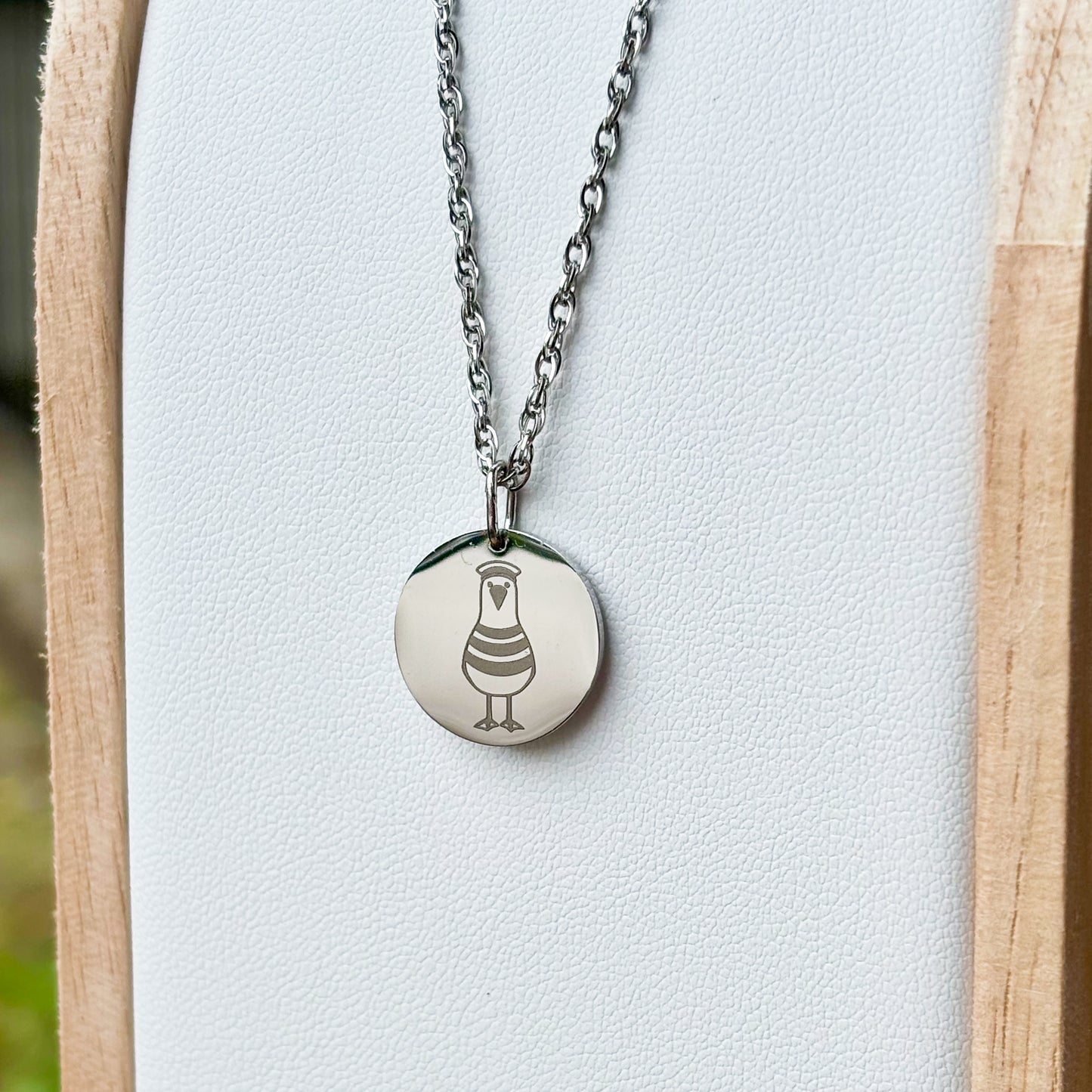 Lama's hoofdketting - roestvrij staal goud