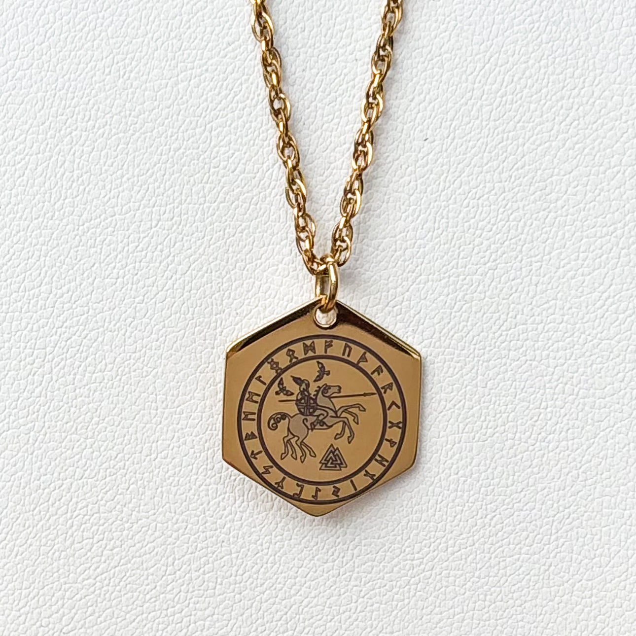 Sleipnir - 8 legged viking horse necklace - Stainless steel