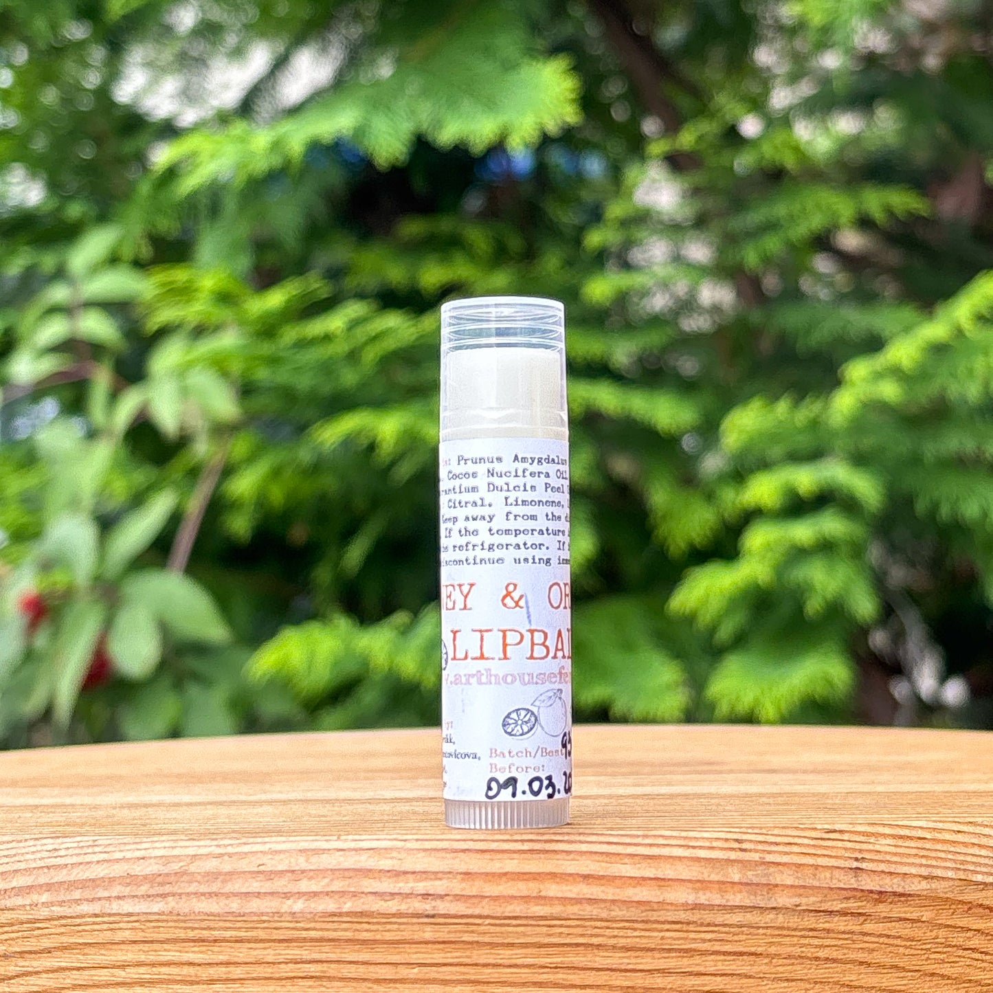 Honey & Orange Lipbalm 100% Natural