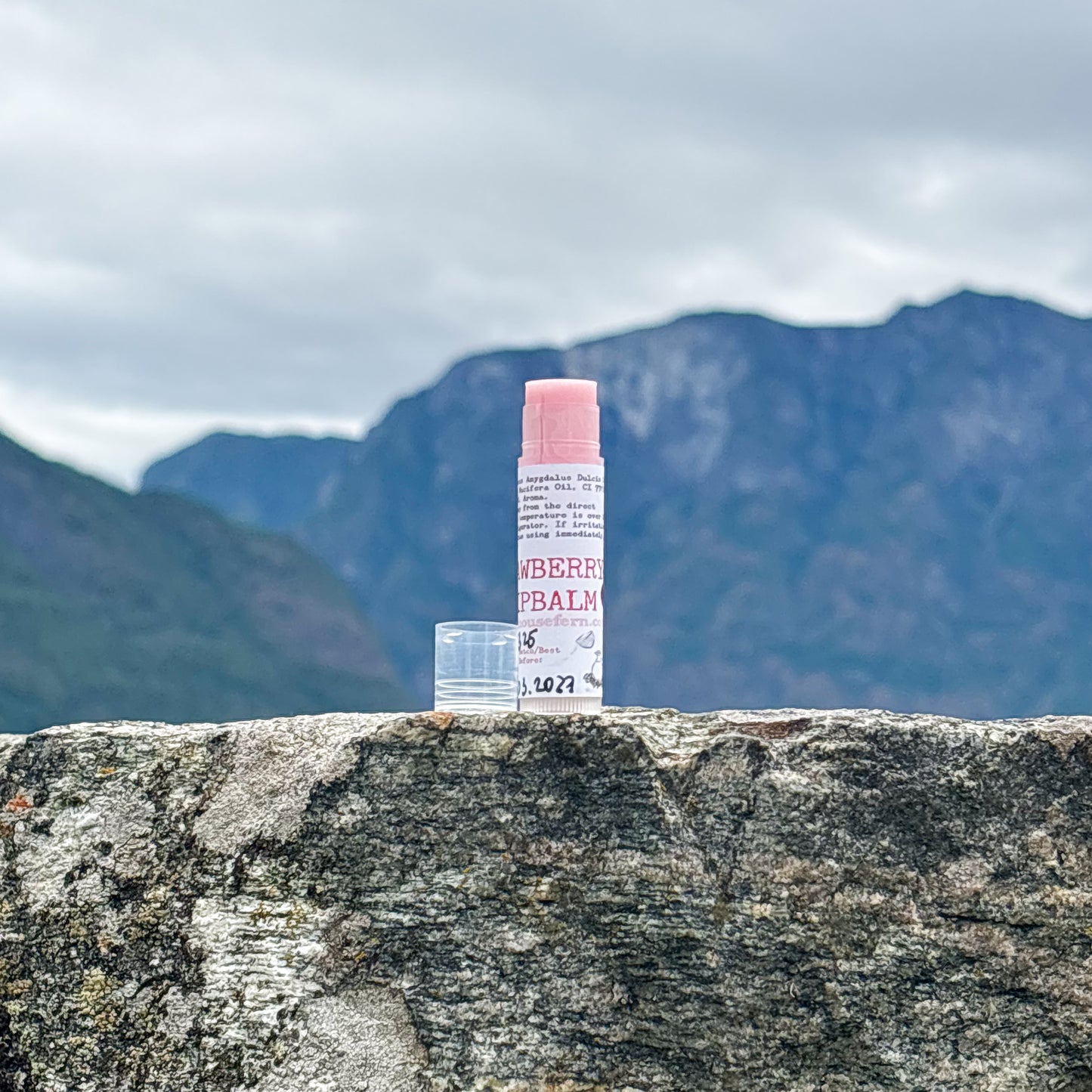 Strawberry Lipbalm 99% Natural