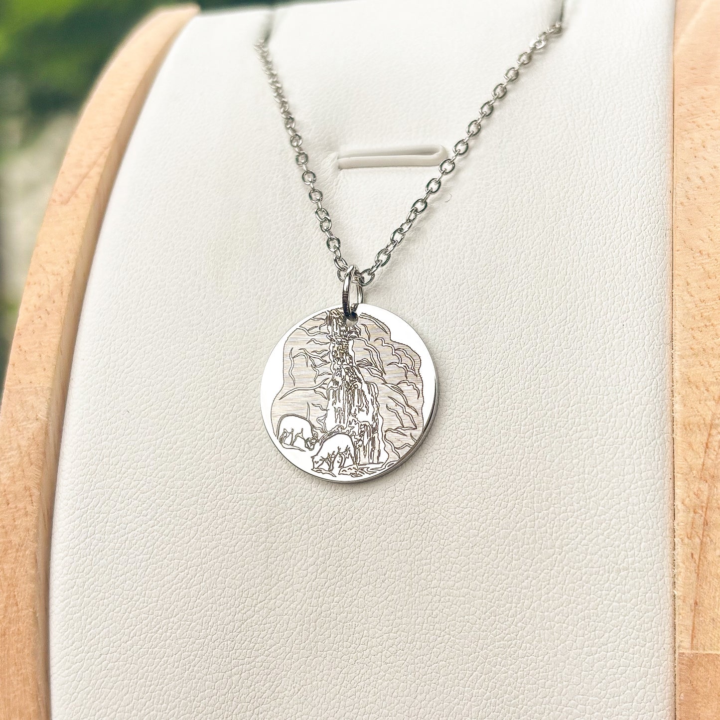 Brekkefossen necklace - Stainless Steel