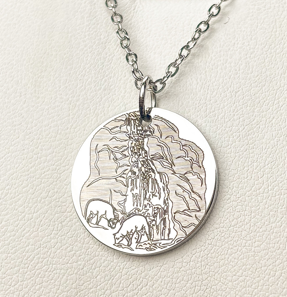 Brekkefossen necklace - Stainless Steel