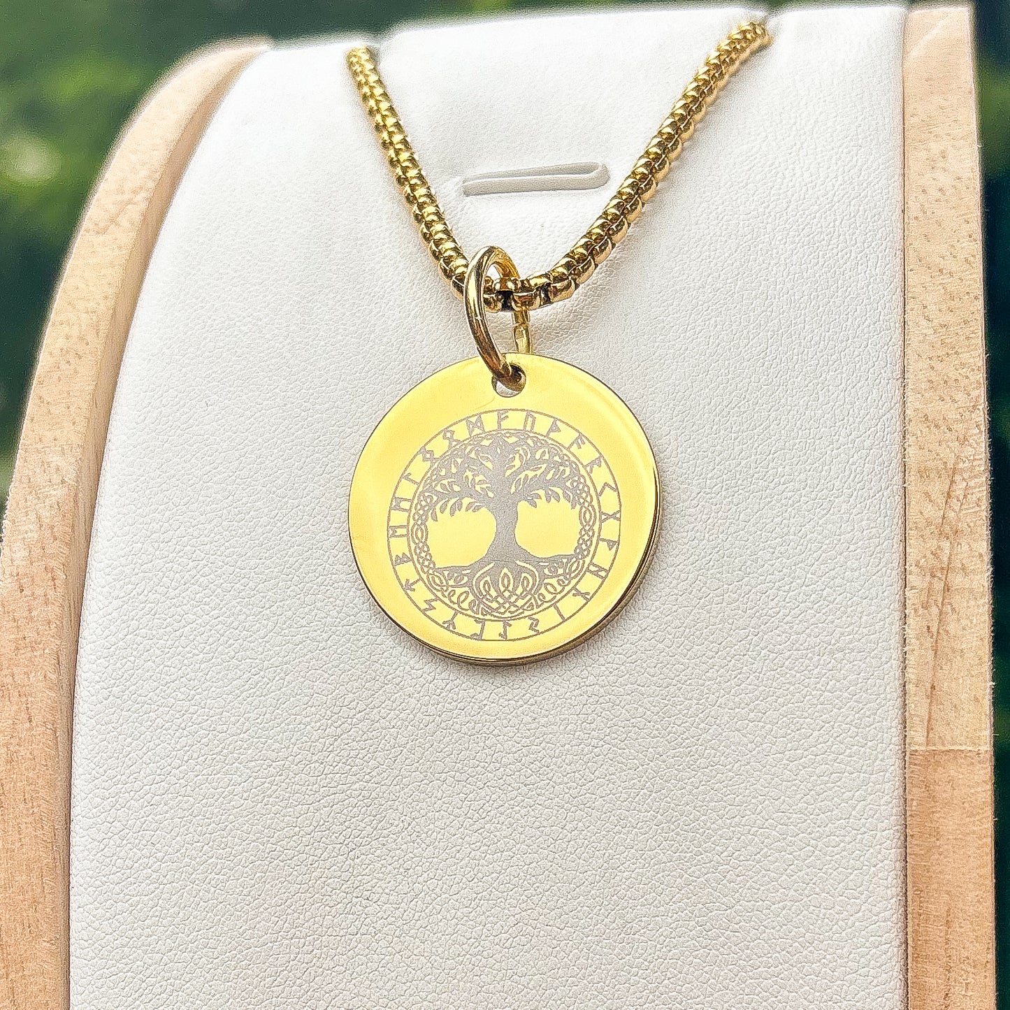 Yggdrasil - tree of life necklace large - Stainless steel
