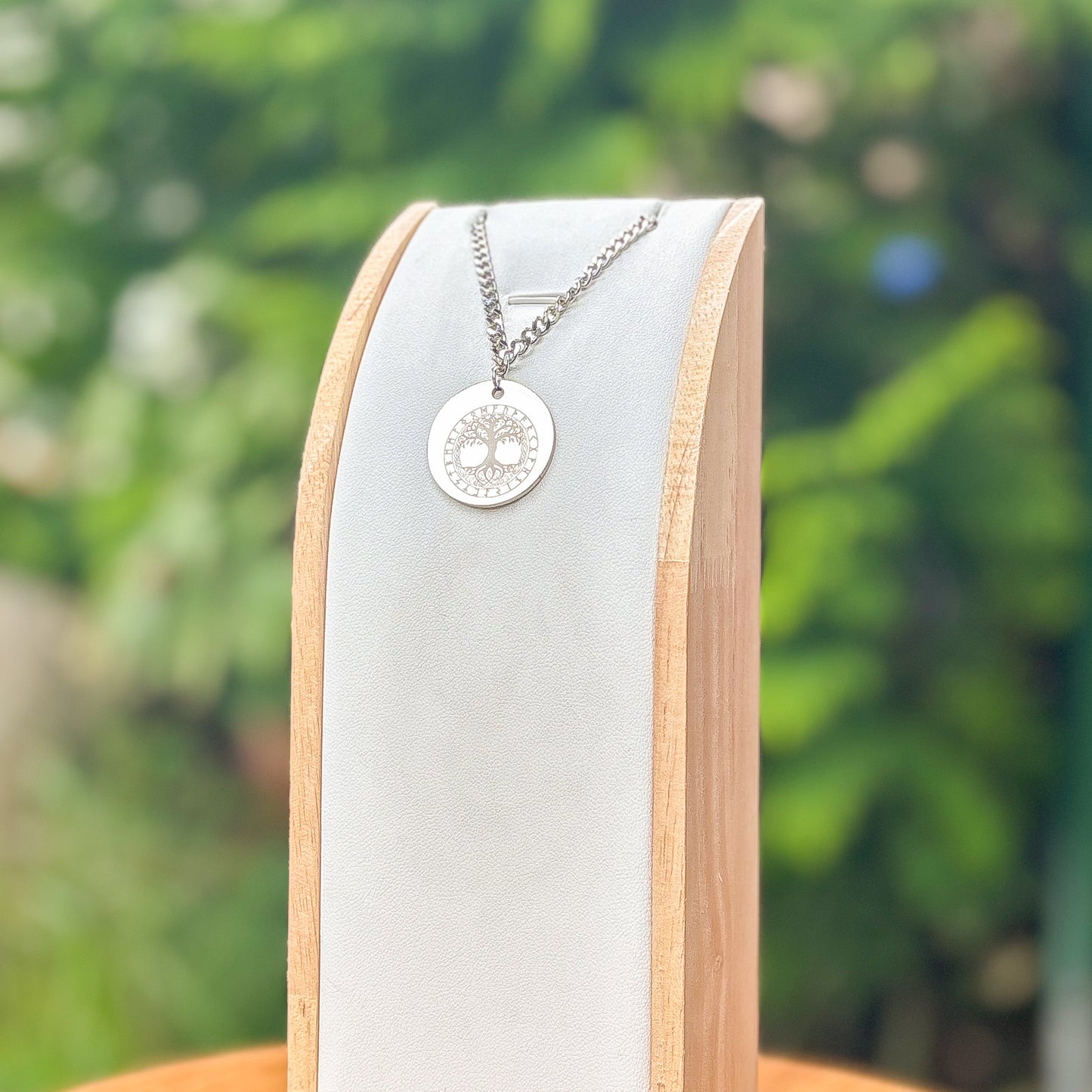 Yggdrasil - tree of life necklace large - Stainless steel