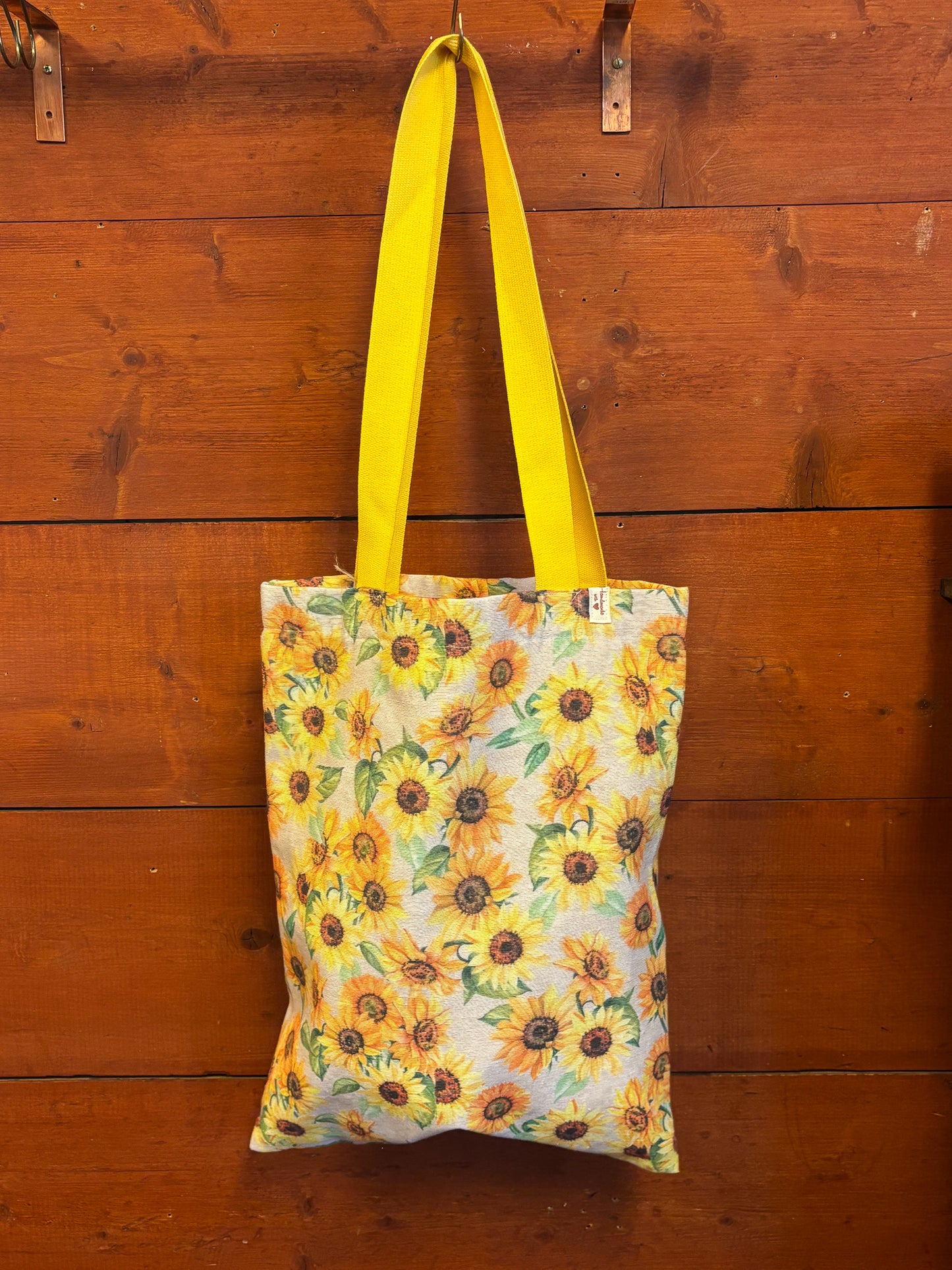 Sunflowers tote hand bag