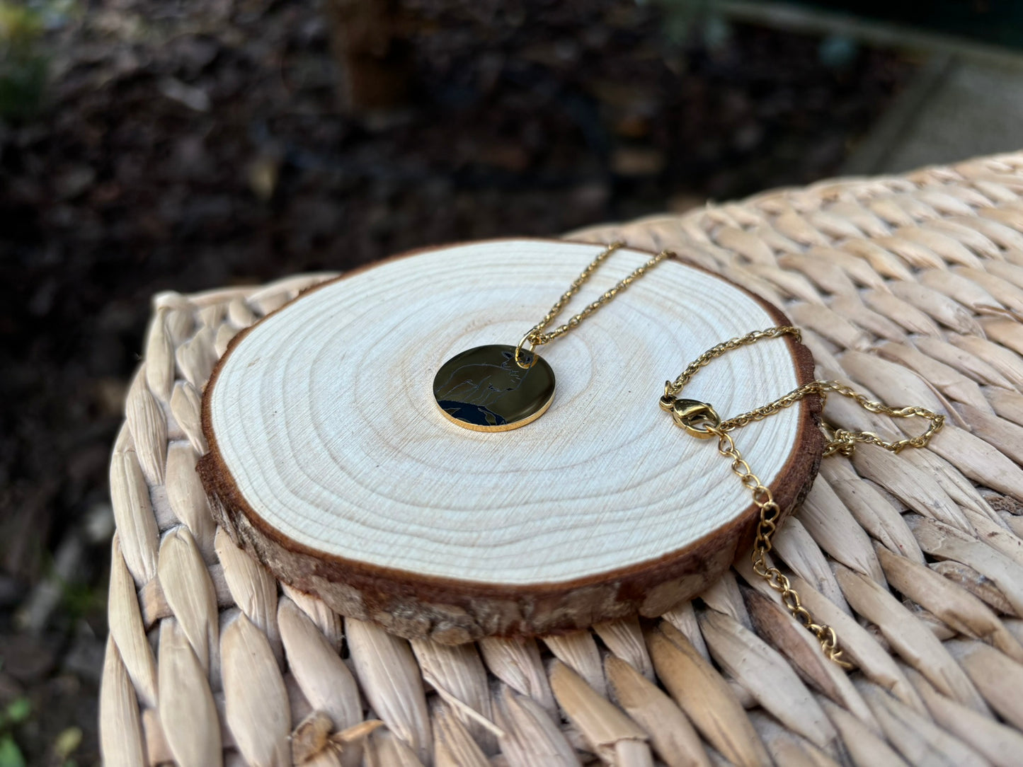 Sheep from Flam necklace - stainless steel