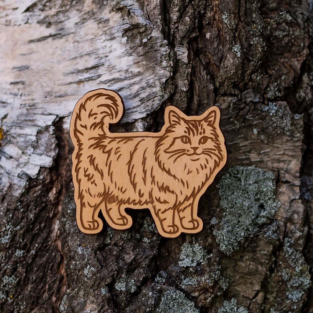 Norwegian Cat 30x31mm pin