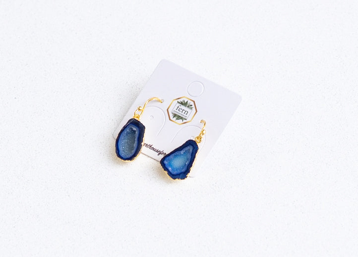 Pendientes de piedras de ágata
