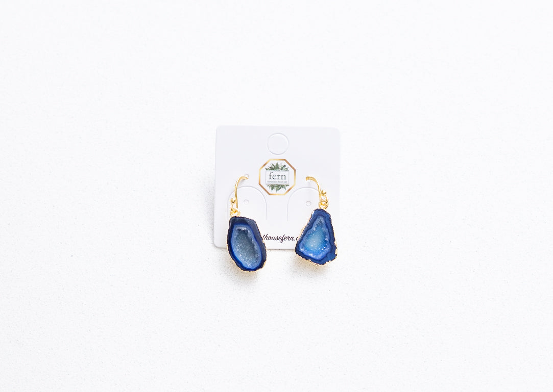 Pendientes de piedras de ágata