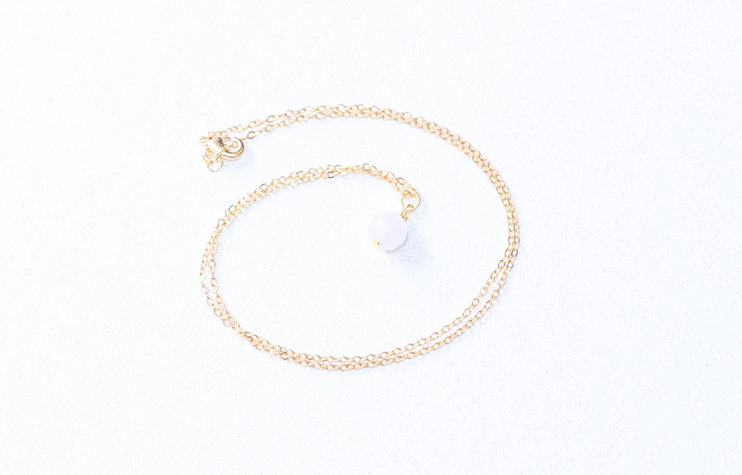 Rozenkwarts kralenketting