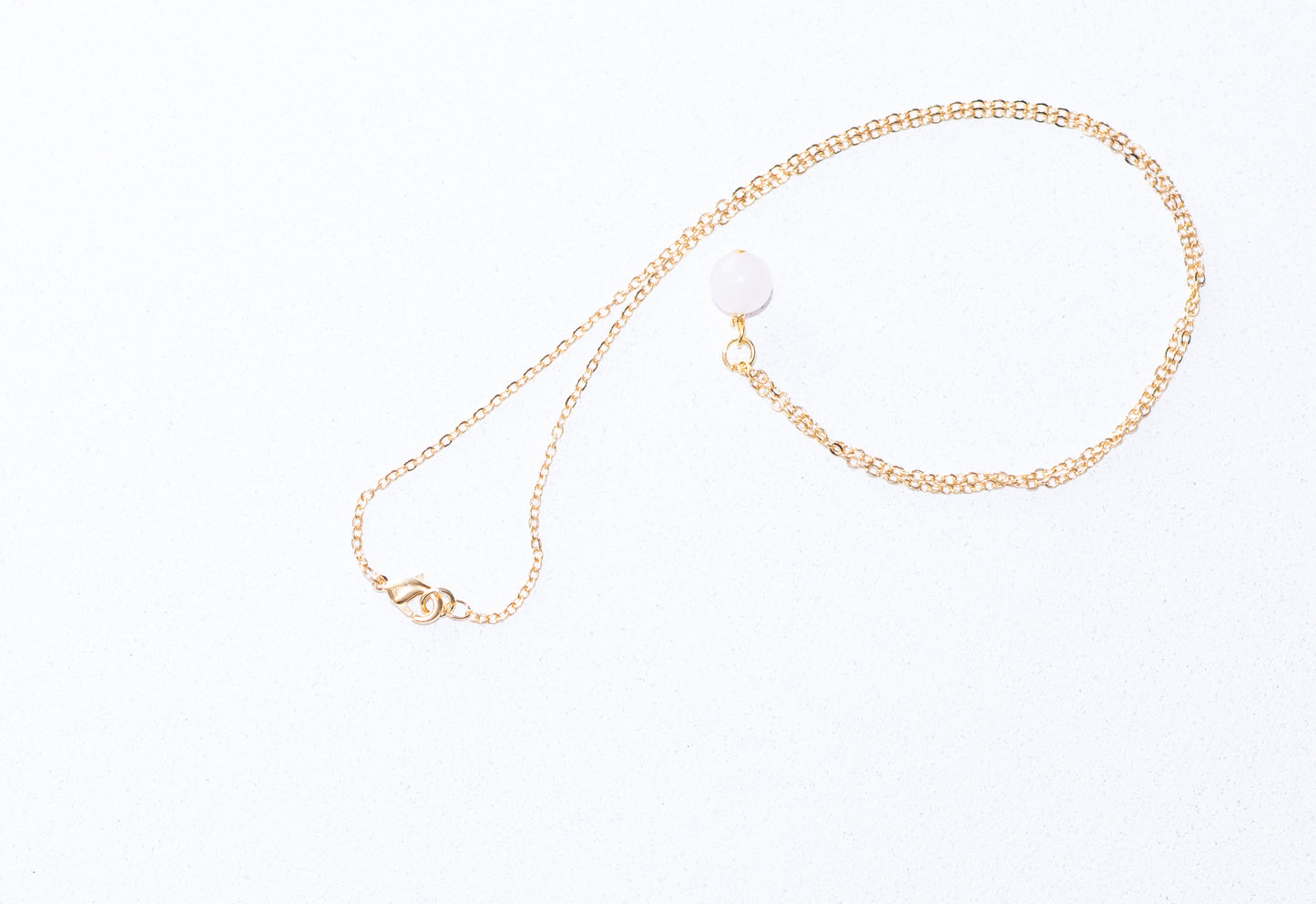 Rozenkwarts kralenketting