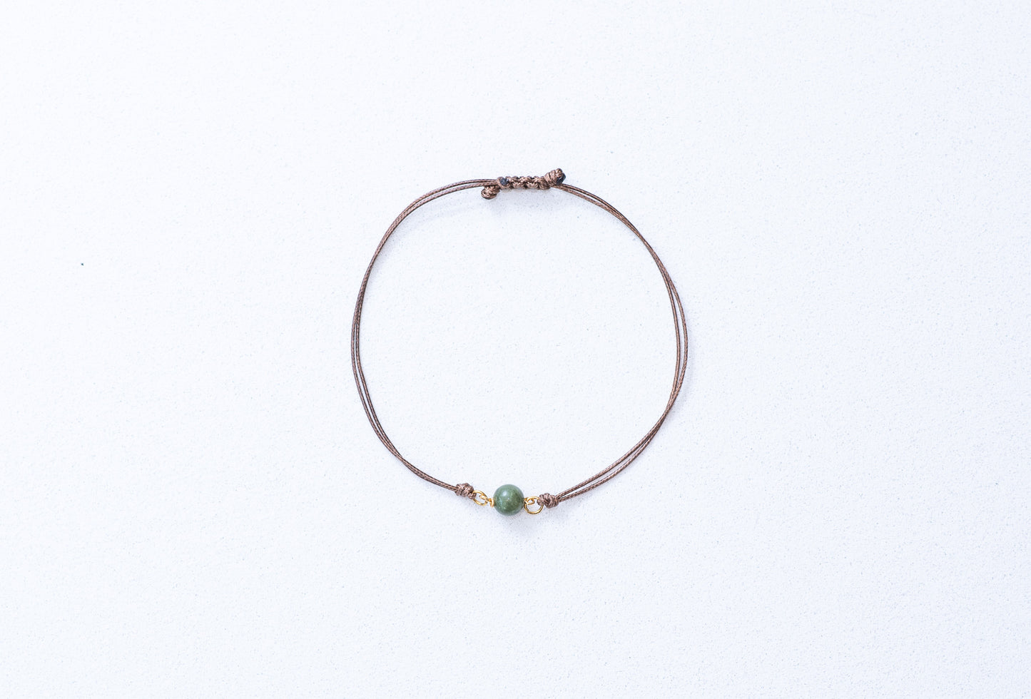 Jade stone bead bracelet