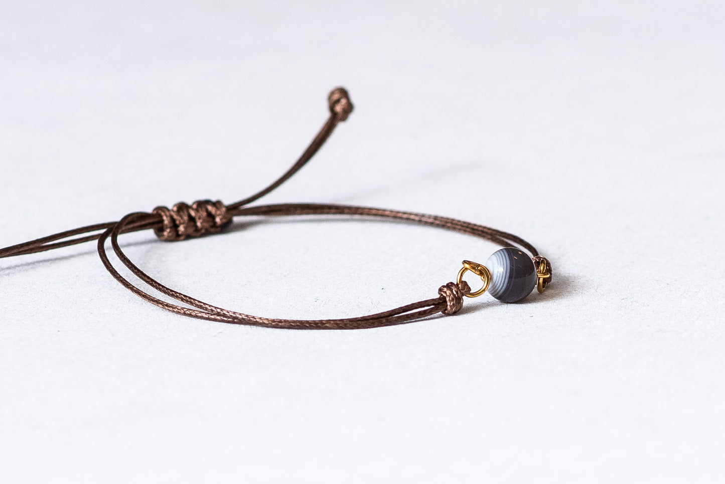 Agaat kralen armband