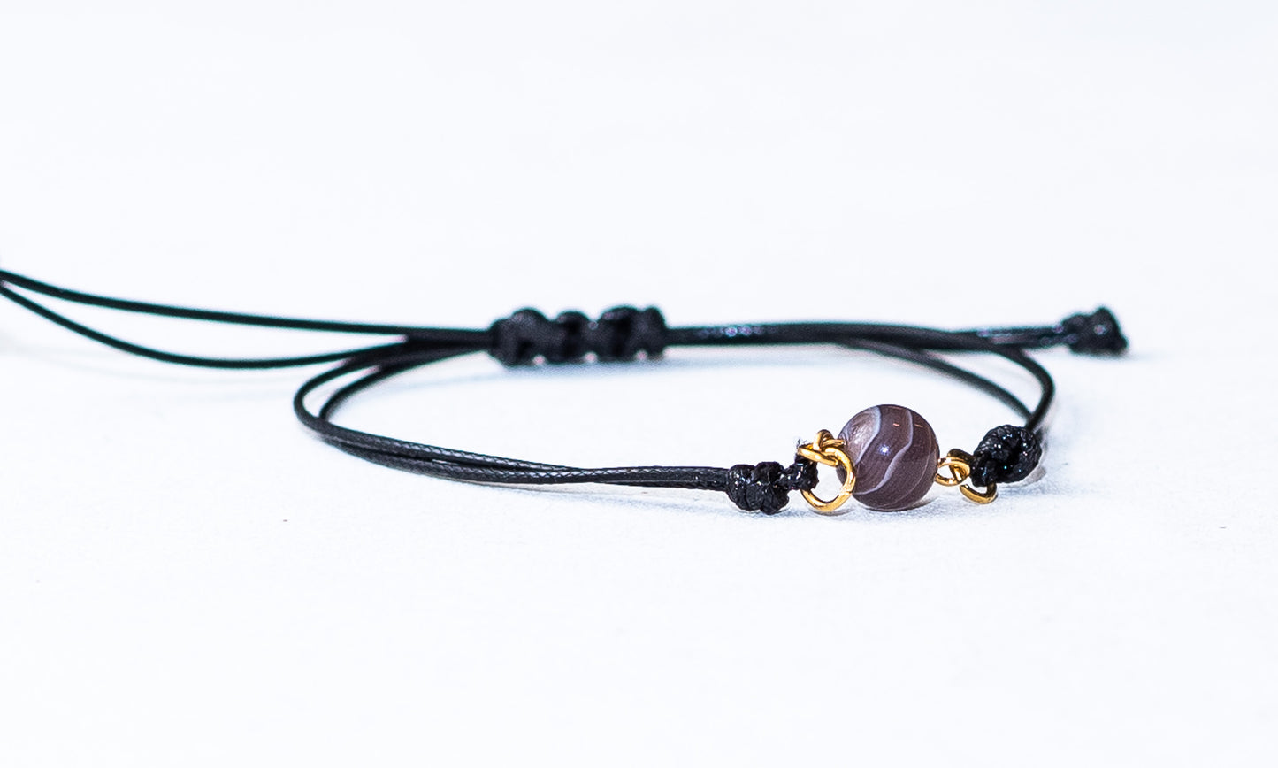 Agaat kralen armband