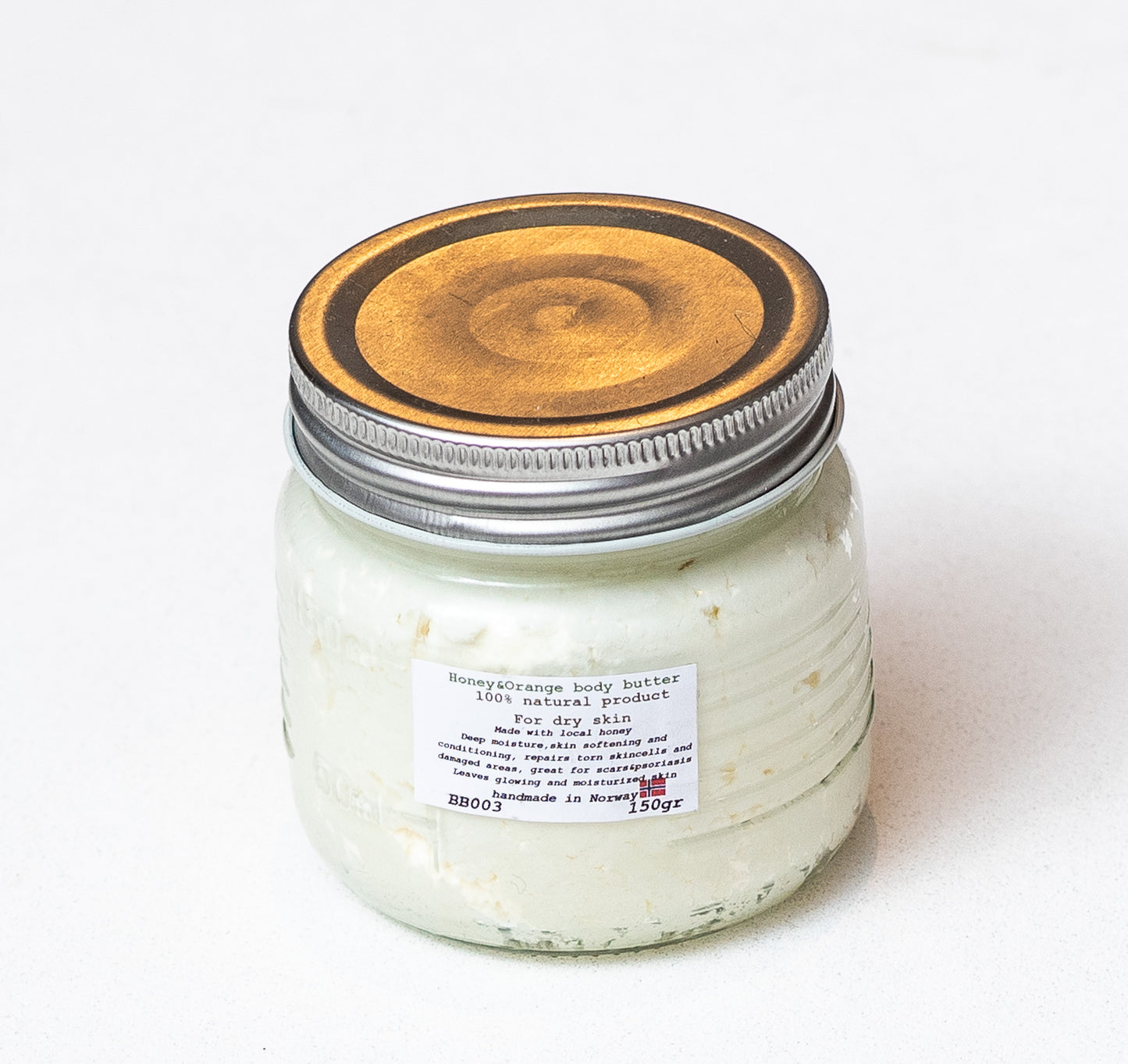 Honing en sinaasappel bodybutter