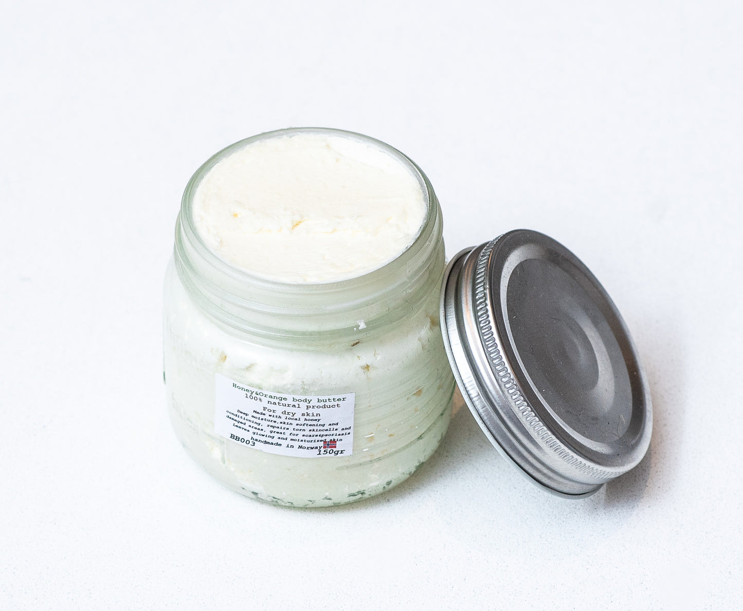 Honing en sinaasappel bodybutter