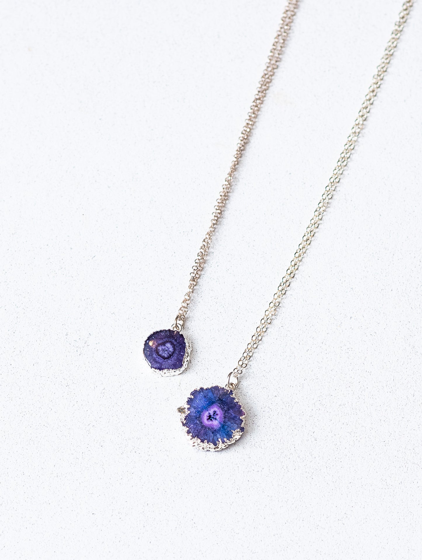 Zonnekwarts stenen ketting