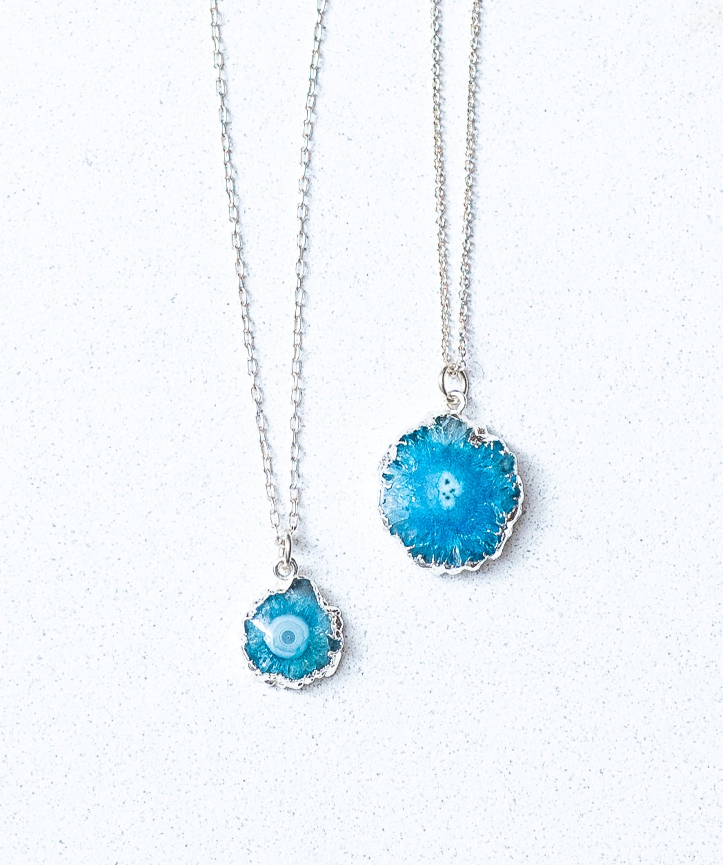 Zonnekwarts stenen ketting