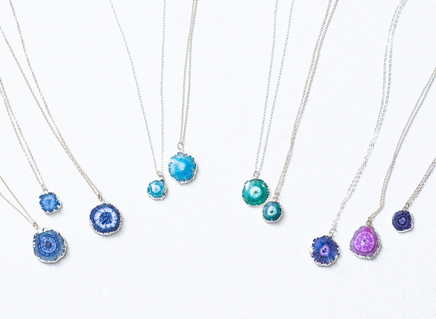 Zonnekwarts stenen ketting