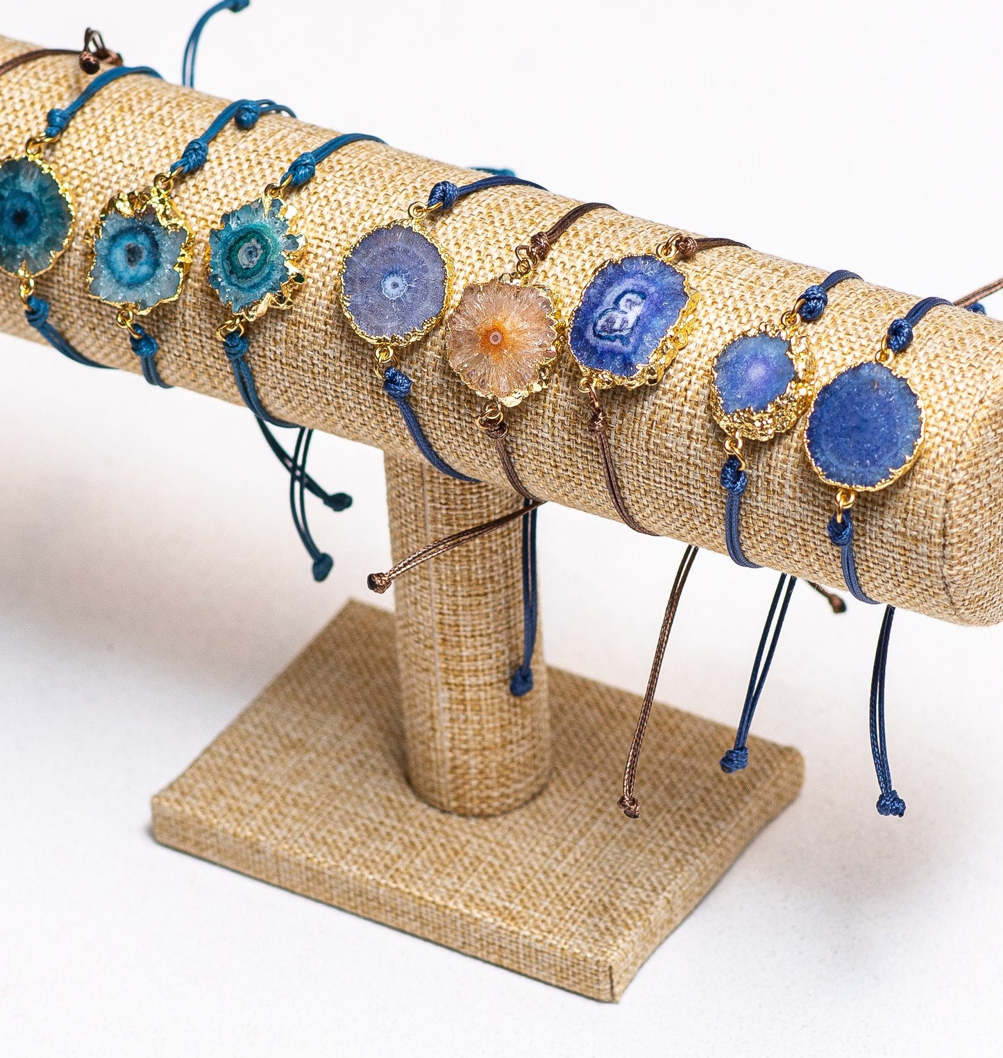 Armband van zonnekwartssteen
