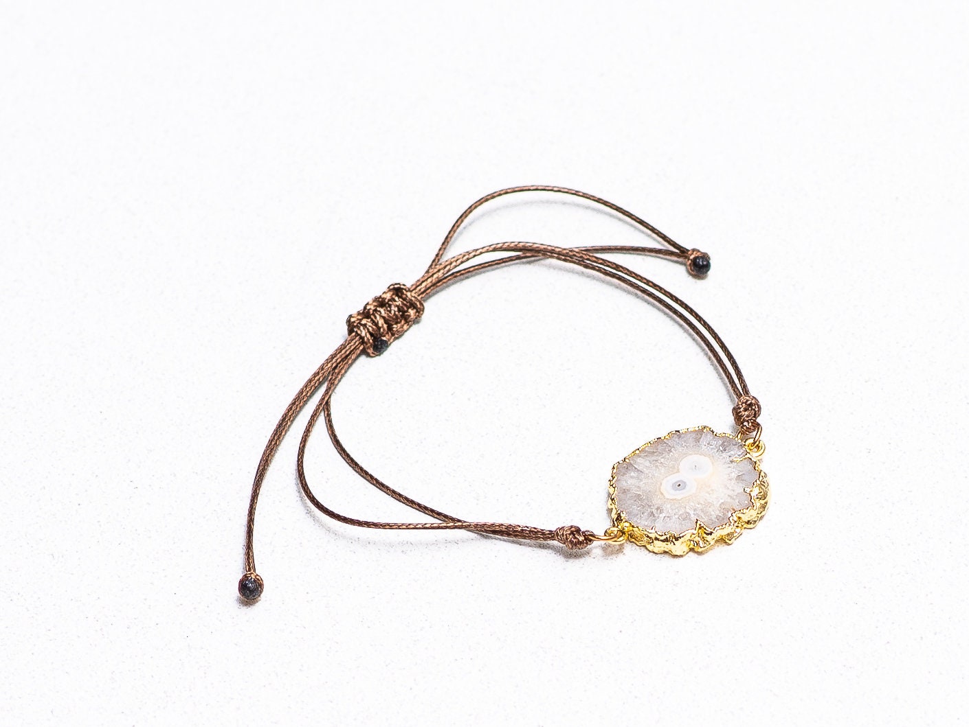 Armband van zonnekwartssteen