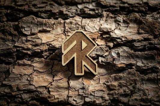 Strength rune 23x13mm pin