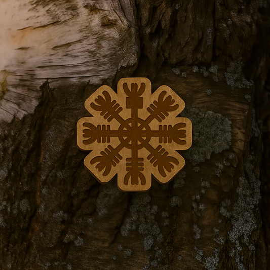 Aegishjalmur 23x23mm pin