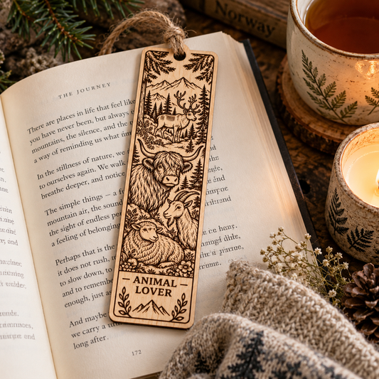 Animal lover bookmark 150x36mm