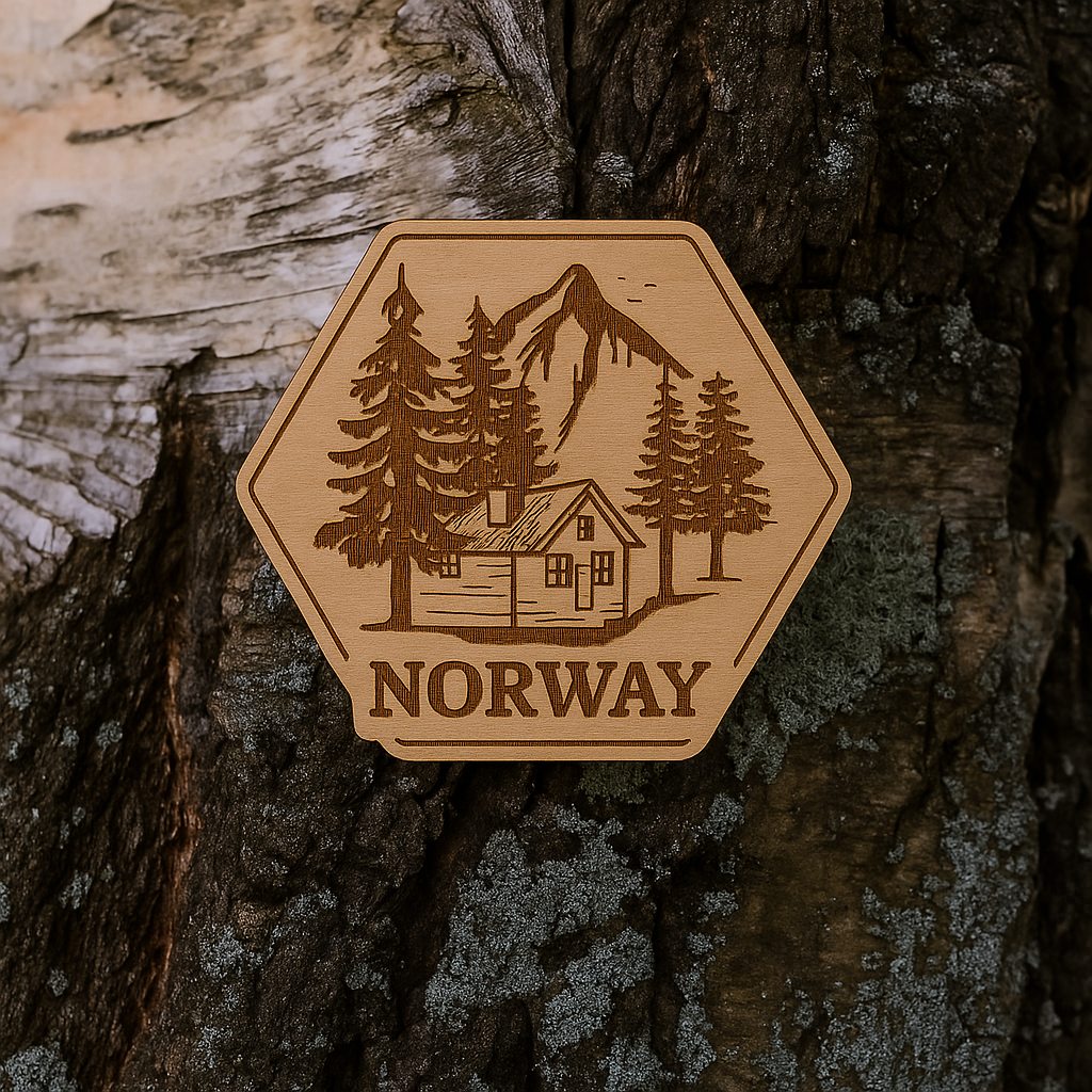 Cabin lover 50x51mm magnet