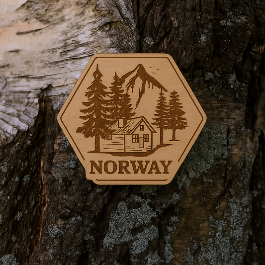 Cabin lover 50x51mm magnet