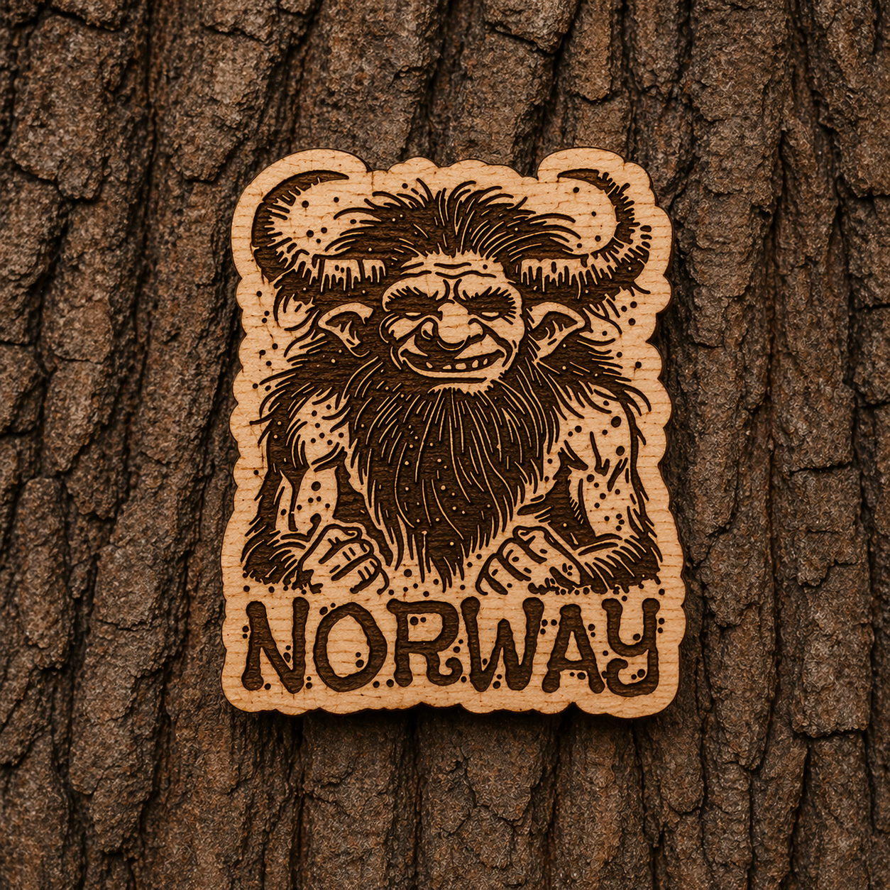 Devil troll 52x42mm magnet