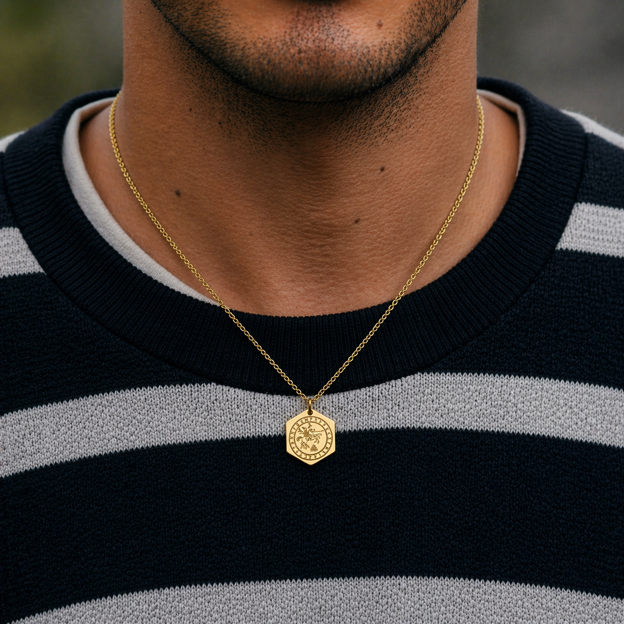Sleipnir - 8 legged viking horse necklace - Stainless steel