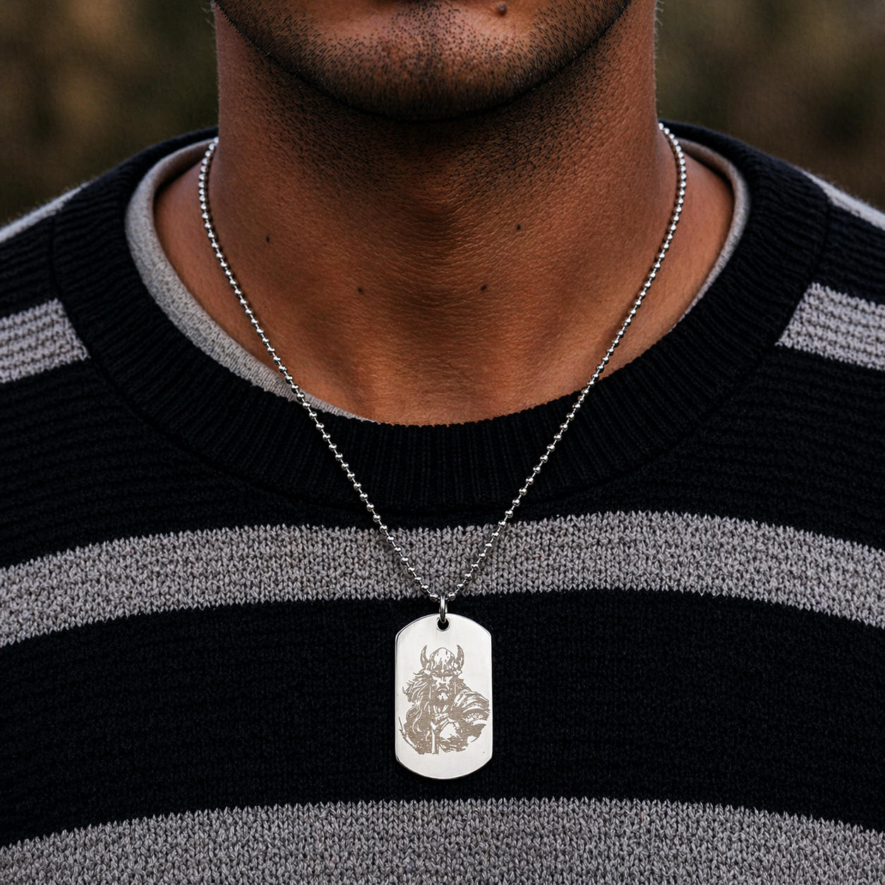 Thor soldier tag necklace - Stainless steel
